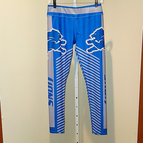 DETROIT LIONS WOMEN'S NFL LOGO LEGGINGS - Picture 1 of 7